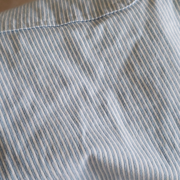 Theory blue white striped cropped pants (0) - Picture 10 of 16